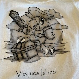 Pirate outfit 18 months.  Gray leggings by Gap, tee shirt byMagic Tee shirts